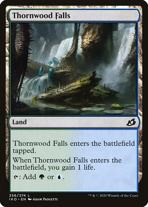 Thornwood Falls (256) (Foil) - Ikoria: Lair of Behemoths - Game On