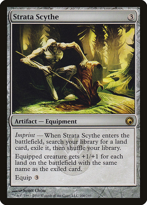 Strata Scythe (206) (Foil) - Scars of Mirrodin - Game On