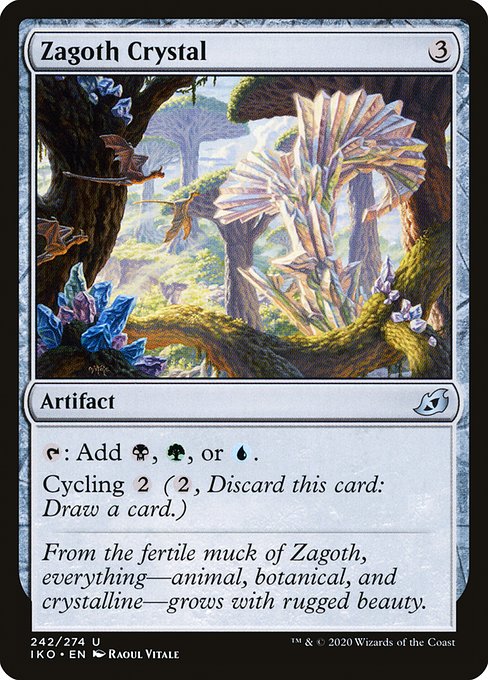 Zagoth Crystal (242) (Foil) - Ikoria: Lair of Behemoths - Game On