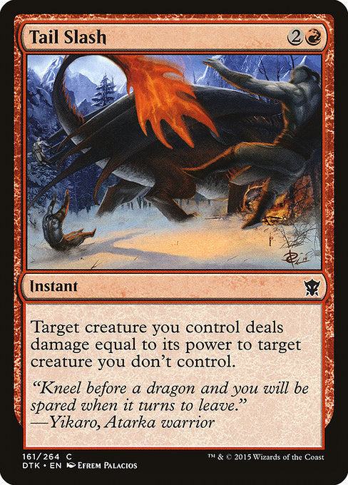 Tail Slash (161) (Foil) - Dragons of Tarkir - Game On