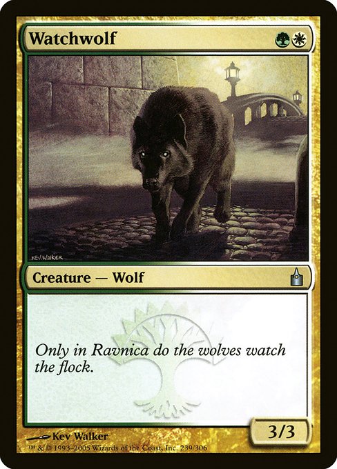 Watchwolf (239) (Foil) - Ravnica: City of Guilds - Game On