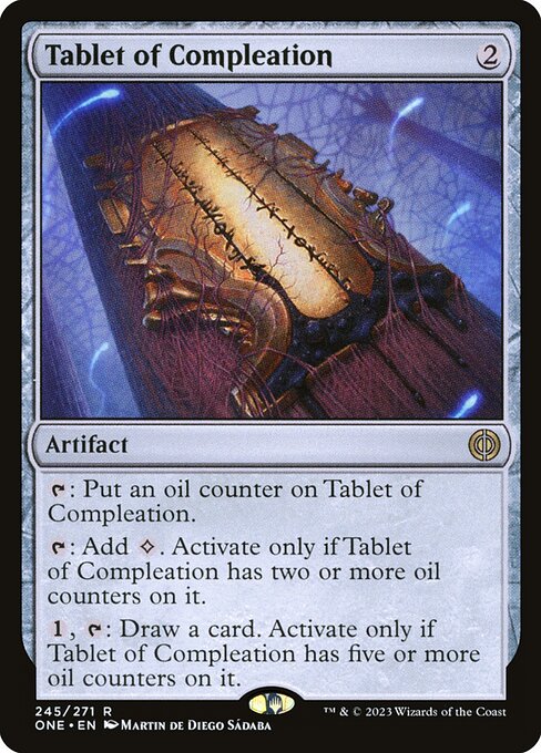 Tablet of Compleation (245) (Foil) - Phyrexia: All Will Be One - Game On