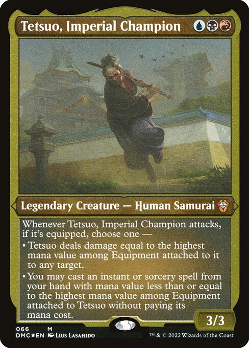 Tetsuo, Imperial Champion (66) (Etched) - Dominaria United Commander - Game On