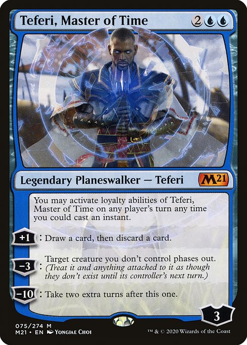 Teferi, Master of Time (75) - Core Set 2021 - Game On