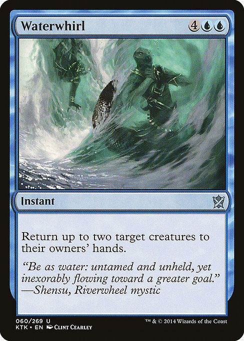 Waterwhirl (60) (Foil) - Khans of Tarkir - Game On