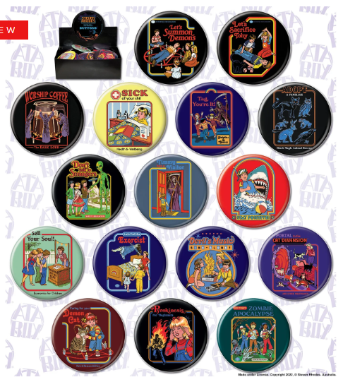 Steven Rhodes Button Assortment - Game On