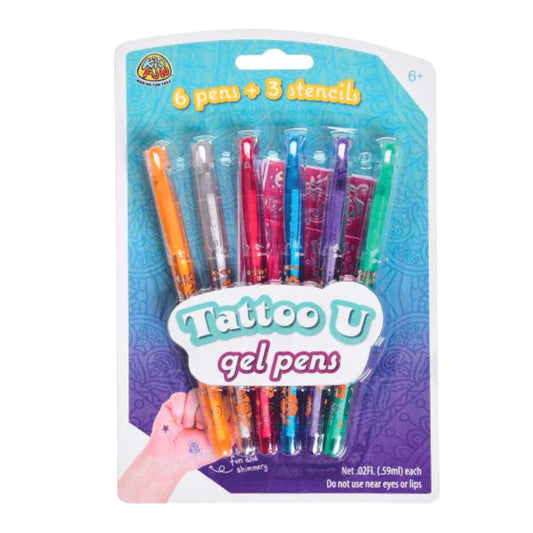 Tattoo U Gel Pens - Game On