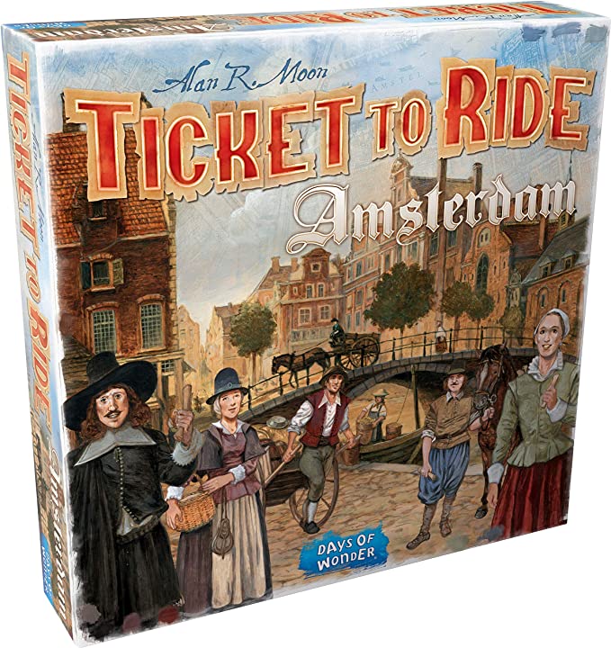Ticket to Ride Amsterdam Map - Family  - Asmodee - Game On