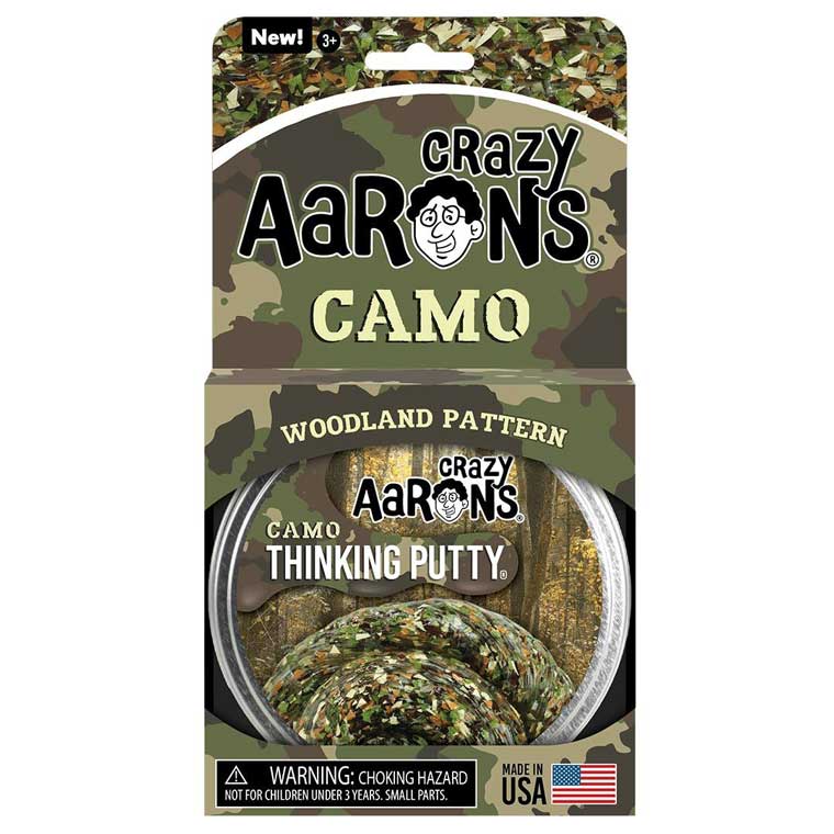 Woodland Camo Thinking Putty - Game On