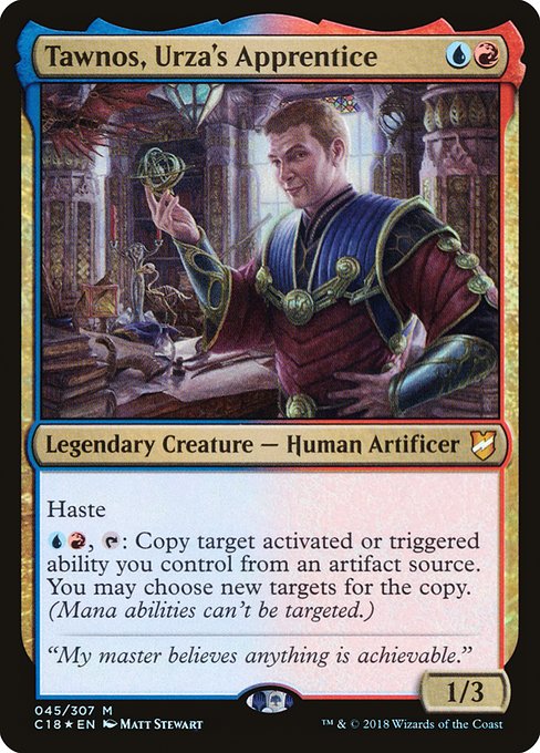 Tawnos, Urza's Apprentice (45) () () - Commander 2018 - Game On