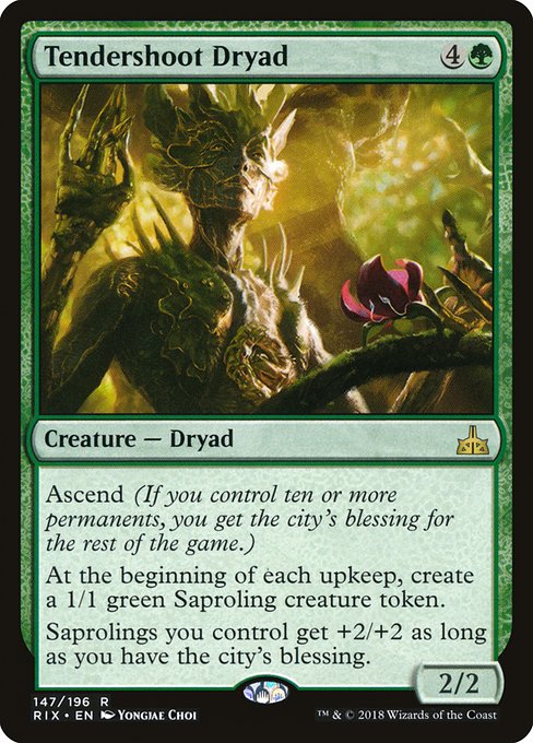 Tendershoot Dryad (147) - Rivals of Ixalan - Game On