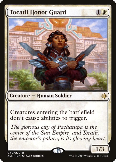 Tocatli Honor Guard (42) (Foil) - Ixalan - Game On