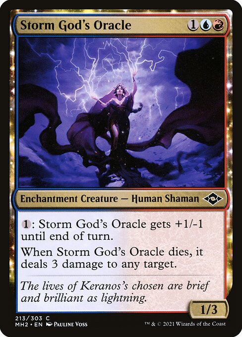 Storm God's Oracle (213) (Foil) - Modern Horizons 2 - Game On