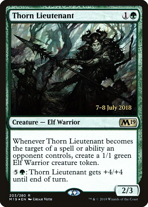 Thorn Lieutenant (203s) () () - Core Set 2019 Promos - Game On