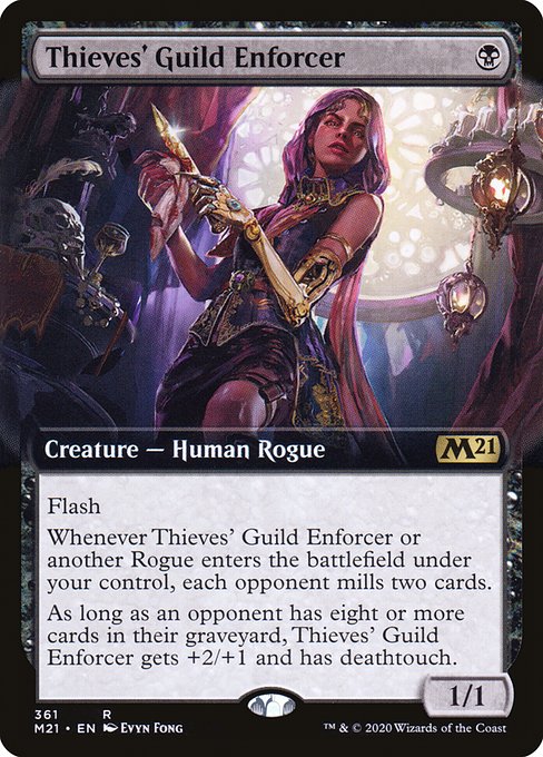 Thieves' Guild Enforcer (361) - EXTENDED ART - Core Set 2021 - Game On