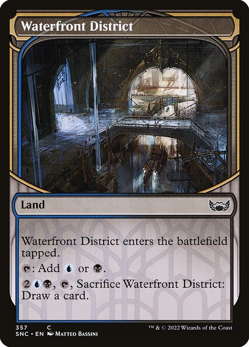 Waterfront District (357) - SHOWCASE (Foil) - Streets of New Capenna - Game On