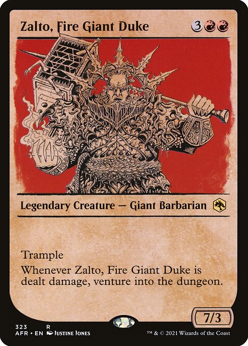 Zalto, Fire Giant Duke (323) - SHOWCASE - Adventures in the Forgotten Realms - Game On