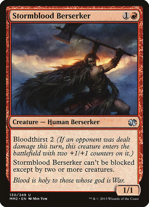 Stormblood Berserker (130) (Foil) - Modern Masters 2015 - Game On