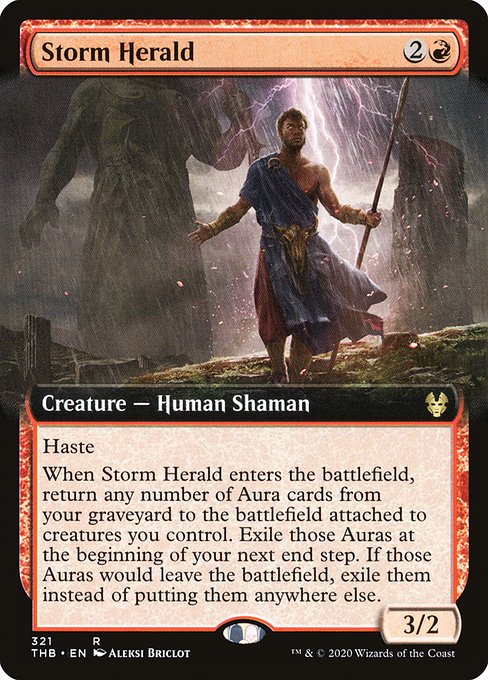 Storm Herald (321) - EXTENDED ART - Theros Beyond Death - Game On