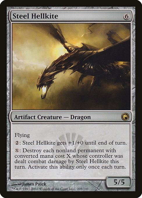 Steel Hellkite (205) - Scars of Mirrodin - Game On