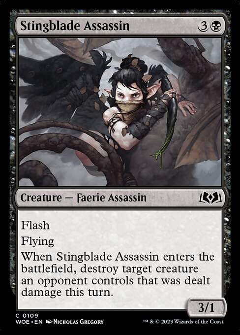 Stingblade Assassin (109) (Foil) - Wilds of Eldraine - Game On