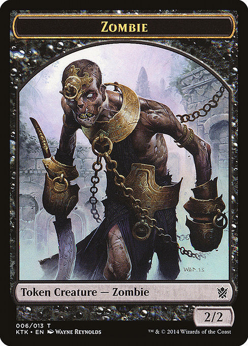 Zombie (6) - Khans of Tarkir Tokens - Game On