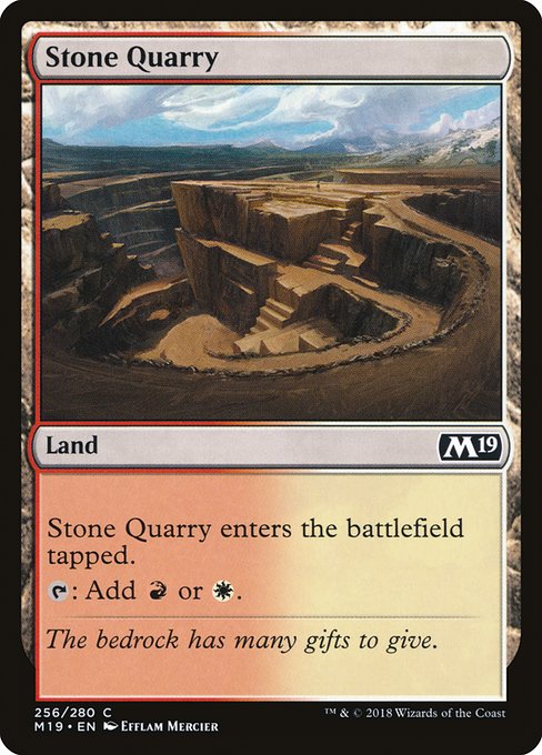 Stone Quarry (256) - Core Set 2019 - Game On