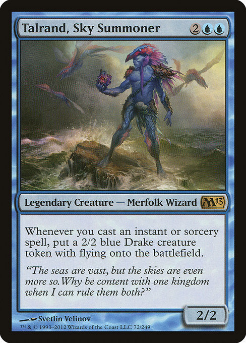 Talrand, Sky Summoner (72) (Foil) - Magic 2013 - Game On