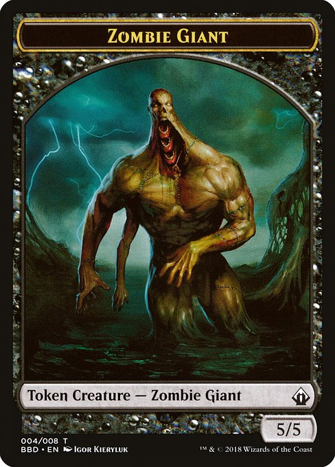 Zombie Giant (4) - Battlebond Tokens - Game On