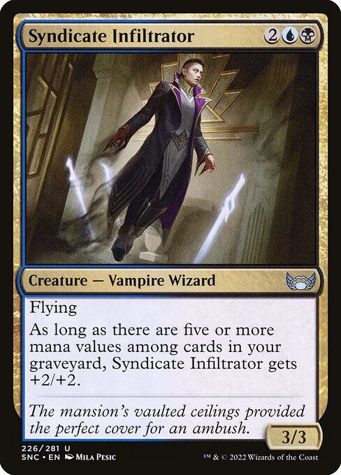 Syndicate Infiltrator (226) (Foil) - Streets of New Capenna - Game On