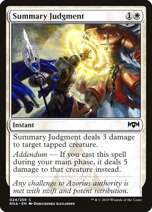 Summary Judgment (24) - Ravnica Allegiance - Game On