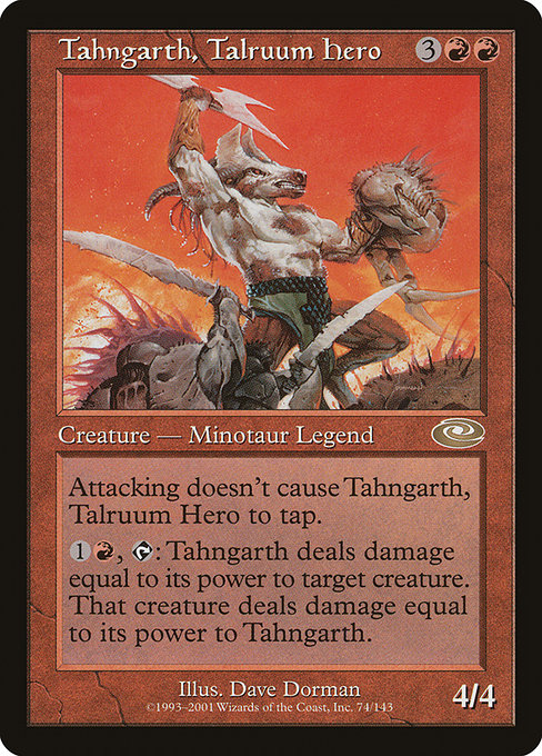 Tahngarth, Talruum Hero (74) (Foil) - Planeshift - Game On