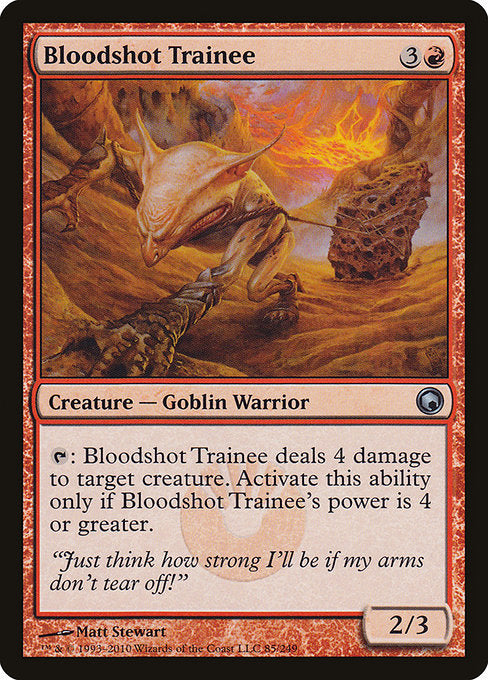 Bloodshot Trainee (85) - Scars of Mirrodin - Game On