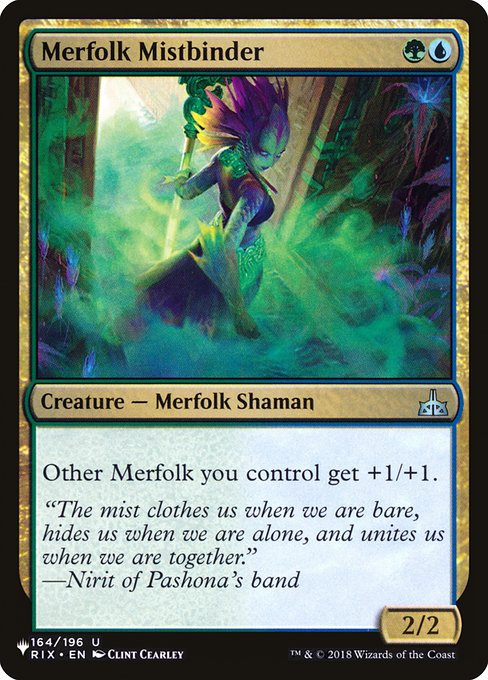 Merfolk Mistbinder (RIX-164) - The List - Game On