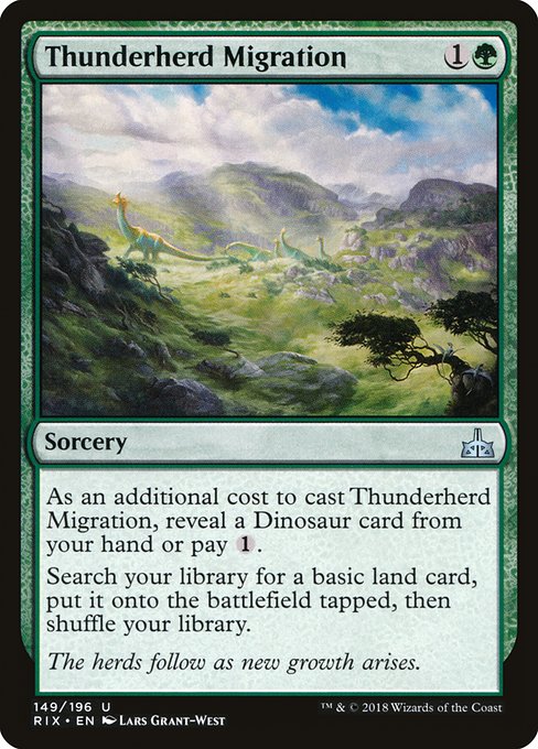 Thunderherd Migration (149) - Rivals of Ixalan - Game On