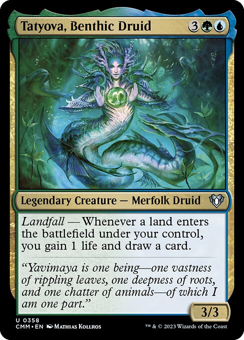 Tatyova, Benthic Druid (358) - Commander Masters - Game On