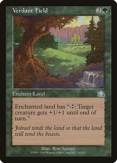Verdant Field (130) (Foil) - Prophecy - Game On