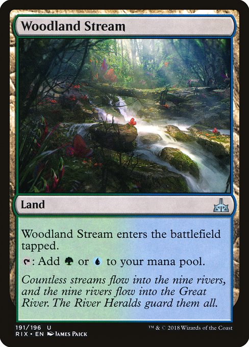 Woodland Stream (191) - Rivals of Ixalan - Game On