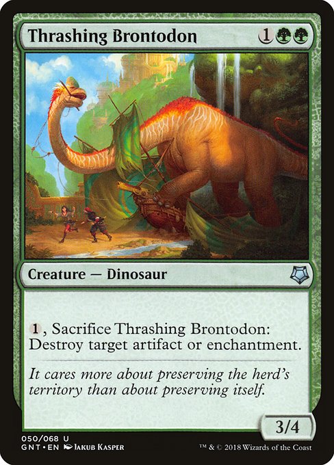 Thrashing Brontodon (50) - Game Night - Game On