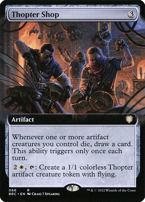 Thopter Shop (66) - EXTENDED ART - The Brothers' War Commander - Game On