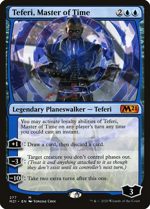 Teferi, Master of Time (277) - Core Set 2021 - Game On