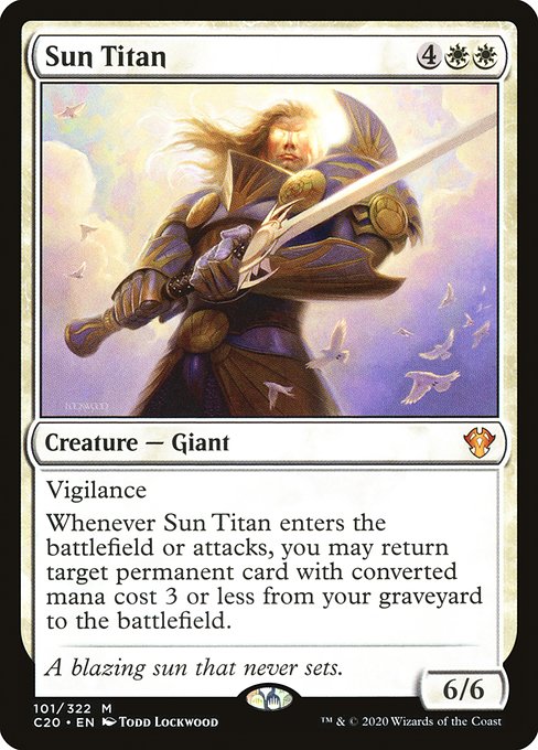 Sun Titan (101) - Commander 2020 - Game On