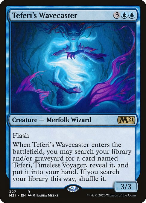 Teferi's Wavecaster (327) - Core Set 2021 - Game On