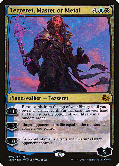 Tezzeret, Master of Metal (190) () () - Aether Revolt - Game On