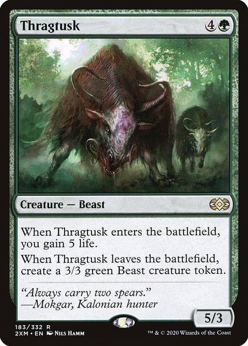 Thragtusk (183) (Foil) - Double Masters - Game On