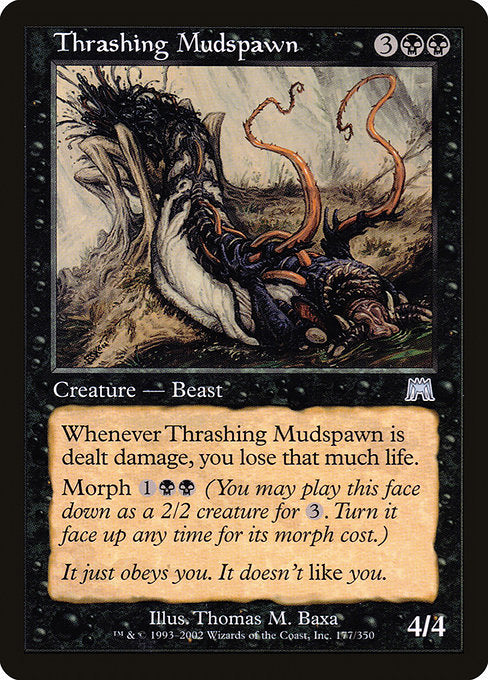 Thrashing Mudspawn (177) (Foil) - Onslaught - Game On