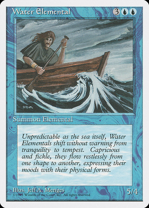 Water Elemental (115) - Fourth Edition - Game On