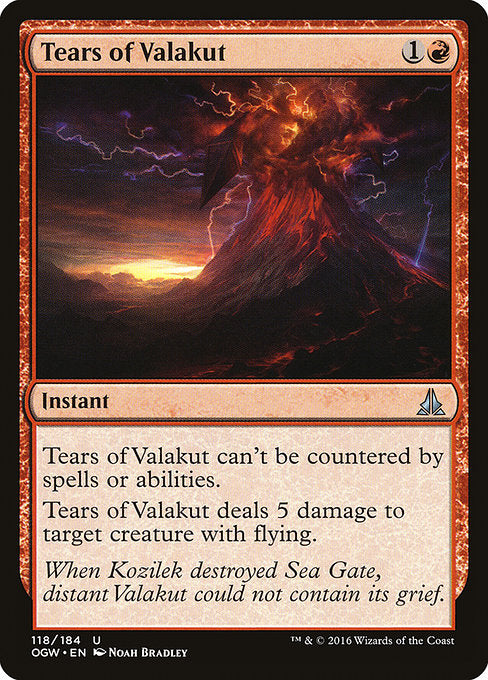 Tears of Valakut (118) (Foil) - Oath of the Gatewatch - Game On