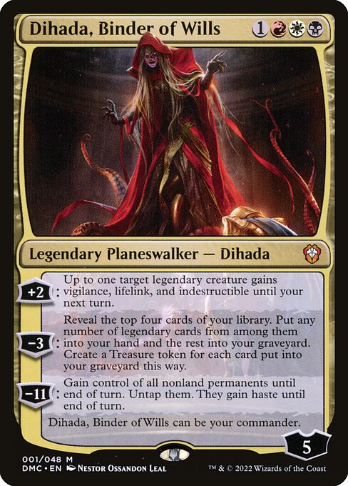 Dihada, Binder of Wills (1) (Foil) - Dominaria United Commander - Game On