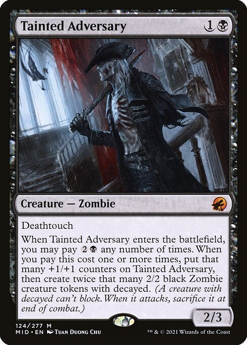 Tainted Adversary (124) - Innistrad: Midnight Hunt - Game On